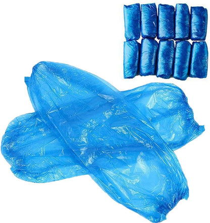 Disposable Arm Sleeves Covers, 100pcs Waterproof PE Oversleeves Covers