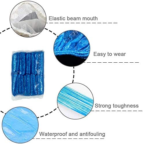 Disposable Arm Sleeves Covers, 100pcs Waterproof PE Oversleeves Covers