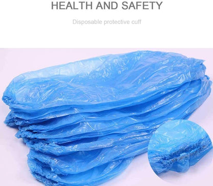 Disposable Arm Sleeves Covers, 100pcs Waterproof PE Oversleeves Covers