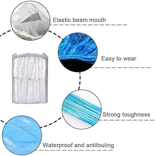 Disposable Arm Sleeves Covers, 100pcs Waterproof PE Oversleeves Covers