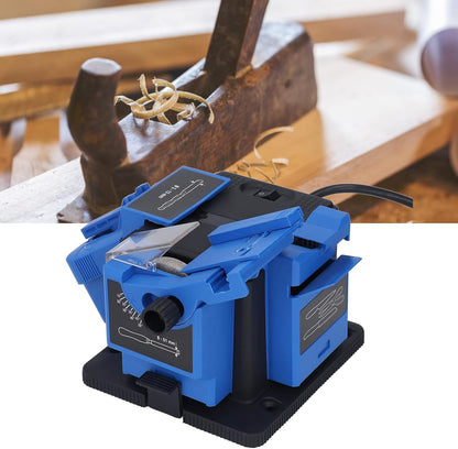Multi Task Sharpener Tool, 65W Drill Bit Sharpener Multifunctional Electric Knife Sharpener High Strength Electric Cutter Sharpening Machine 15 to 50 Degree Angle for Grinding