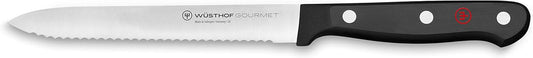 Wüsthof Gourmet 5" Serrated Utility Knife, Silver