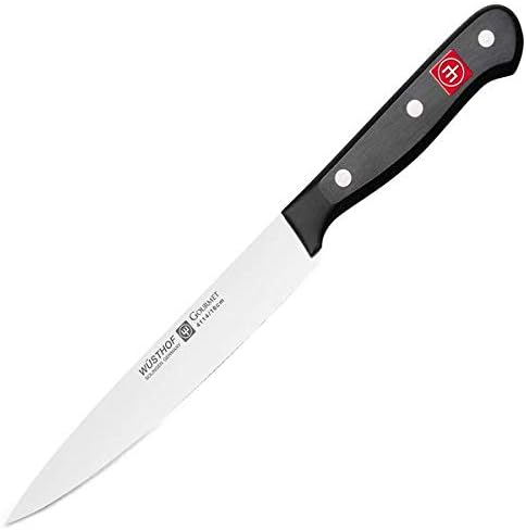 Wüsthof Gourmet 5" Serrated Utility Knife, Silver