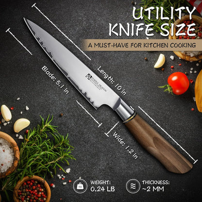 Bread Knife for Homemade Bread, Serrated Knife