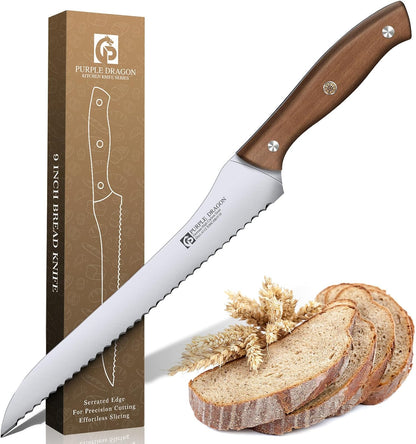 Bread Knife for Homemade Bread, Serrated Knife