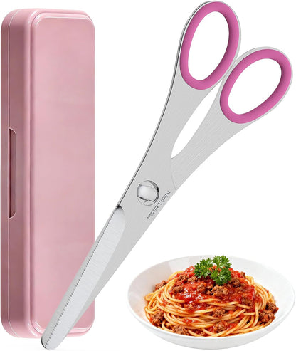 8” Ultra Sharp Kitchen Shears Heavy Duty - Stainless Steel Kitchen Shears for Food, Dishwasher Safte Kitchen Scissors for Meat Cutting, Ideal Gift for Father's Day