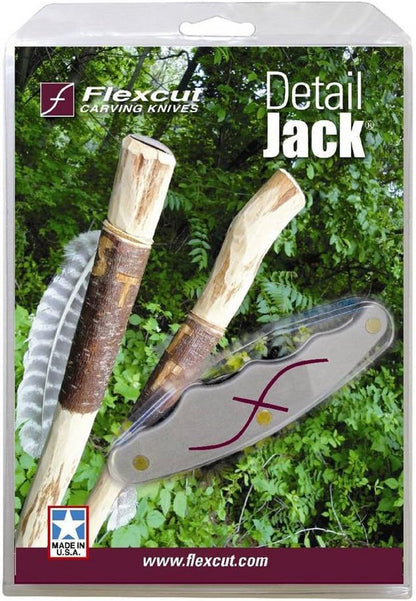 Whittlin' Jack (JKN88) 2-Blade Pocket Carving Knife, High-Carbon Steel (1.5″ Detail + 2″ Roughing), Aluminum & Wood Handle, 3 oz, 4.25″ Closed, Made in USA