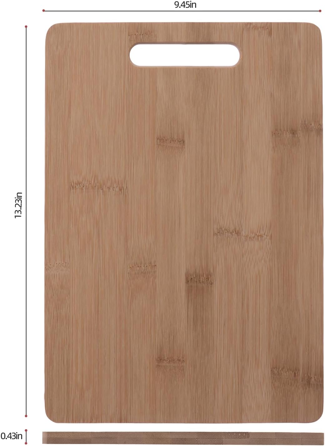 Wood Cutting Boards for Kitchen, Bamboo Cutting Board, Heavy Duty Wooden Chopping Boards for Kitchen Counter Space(Small, 11x7.87 inch)