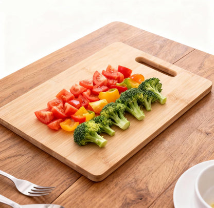 Wood Cutting Boards for Kitchen, Bamboo Cutting Board, Heavy Duty Wooden Chopping Boards for Kitchen Counter Space(Small, 11x7.87 inch)