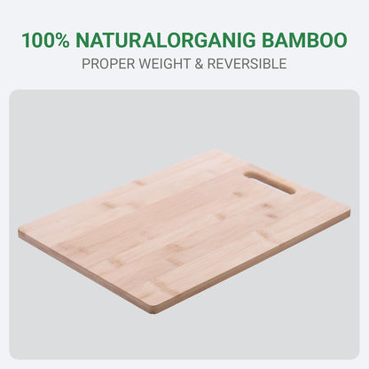 Wood Cutting Boards for Kitchen, Bamboo Cutting Board, Heavy Duty Wooden Chopping Boards for Kitchen Counter Space(Small, 11x7.87 inch)
