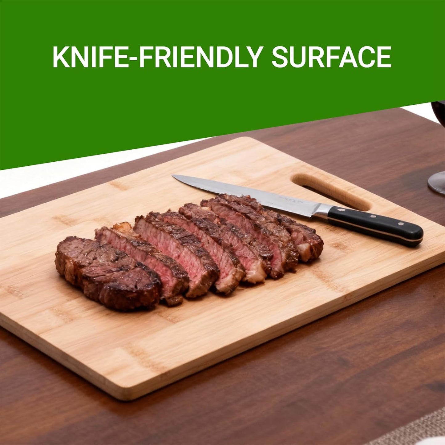 Wood Cutting Boards for Kitchen, Bamboo Cutting Board, Heavy Duty Wooden Chopping Boards for Kitchen Counter Space(Small, 11x7.87 inch)