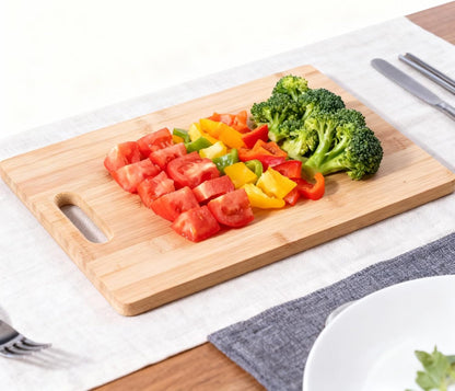Wood Cutting Boards for Kitchen, Bamboo Cutting Board, Heavy Duty Wooden Chopping Boards for Kitchen Counter Space(Small, 11x7.87 inch)
