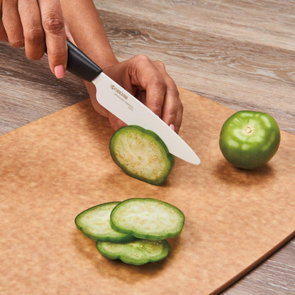 Revolution 4.5" Ceramic Utility Knife – Ultra-Sharp Japanese Blade | Revolution 4.5-Inch Utility Knife: Ultra-Sharp Japanese Zirconia Blade for Precise Cutting of Fruits and Vegetables