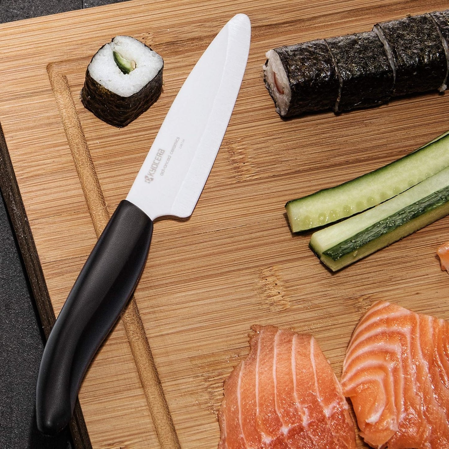 Revolution 4.5" Ceramic Utility Knife – Ultra-Sharp Japanese Blade | Revolution 4.5-Inch Utility Knife: Ultra-Sharp Japanese Zirconia Blade for Precise Cutting of Fruits and Vegetables