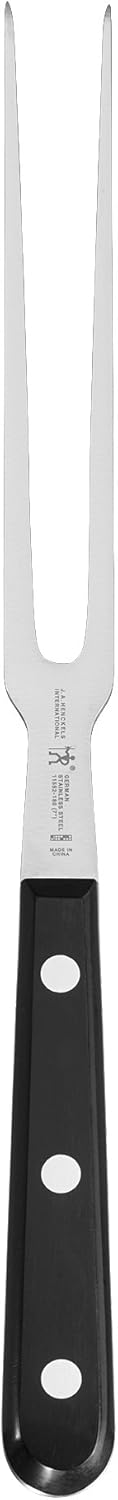 Classic Razor-Sharp 7-inch Flat Tine Carving Fork, German Engineered Informed by 100+ Years of Mastery