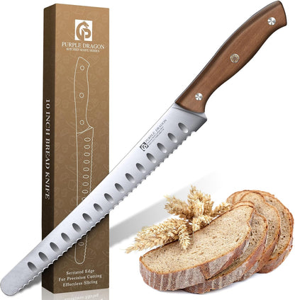 Damascus Knife Set - 3 PCS Kitchen Knife Set | Chef Knives 8 Inch, Santoku 7 Inch , Paring Knives 5 Inch, VG10 Steel Blade, Ergonomic Wooden Handle, Gift Box