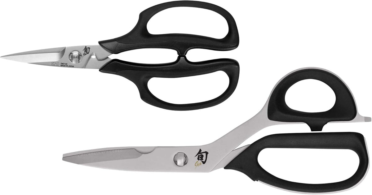 3 Piece Shear Set | Includes Multi Purpose, Kitchen and Herb Shears, Heavy Duty Cooking Scissors, Durable 420J2 Stainless Steel