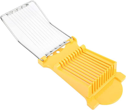 Luncheon Meat Slicer, Veggie Sheet Slicer Quality Stainless Steel 10 Wires Butter Slicer Cutter for 11 Thinner Slices for Soft Fruit Strawberry Luncheon Meat Ham Boiled Egg Cheese Home Use