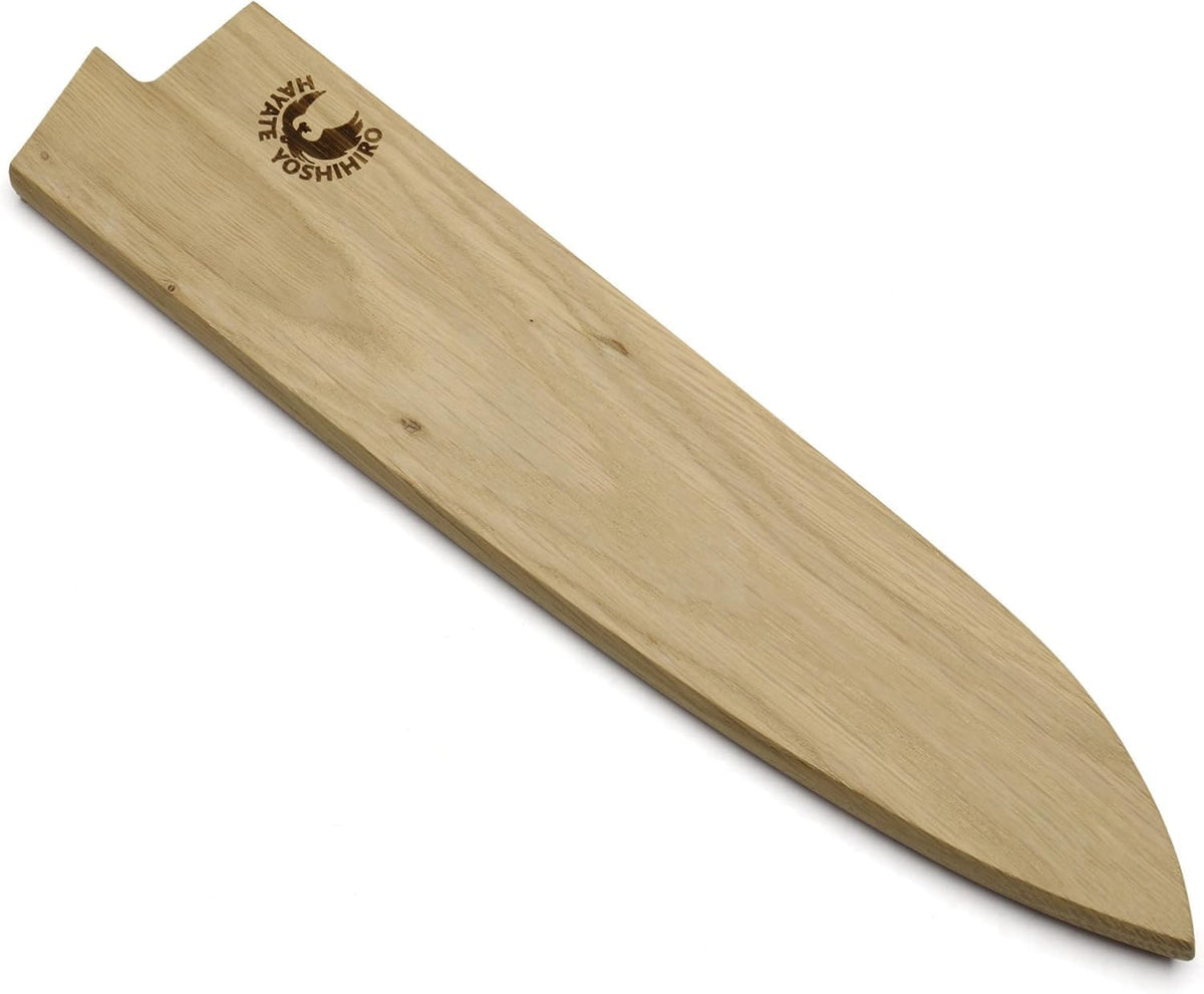 Yoshihiro Magnetic Oak Wood Saya Cover Blade Protector for Gyuto Knife 8.25 IN (210mm)
