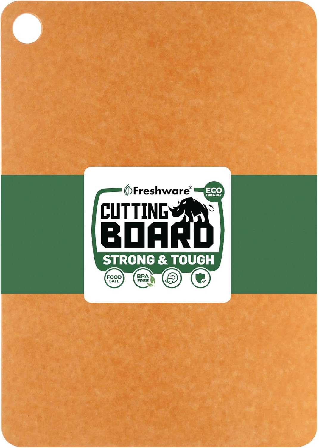 Wood Cutting Boards for Kitchen, Dishwasher Safe, Medium 12" x 9" and Large, 15" x 11.25", Set of 2, Natural