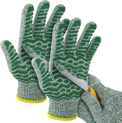Cut Resistant Gloves, 100% Food Contact Safe, CE Level 5 Premium Protective Cutting Gloves