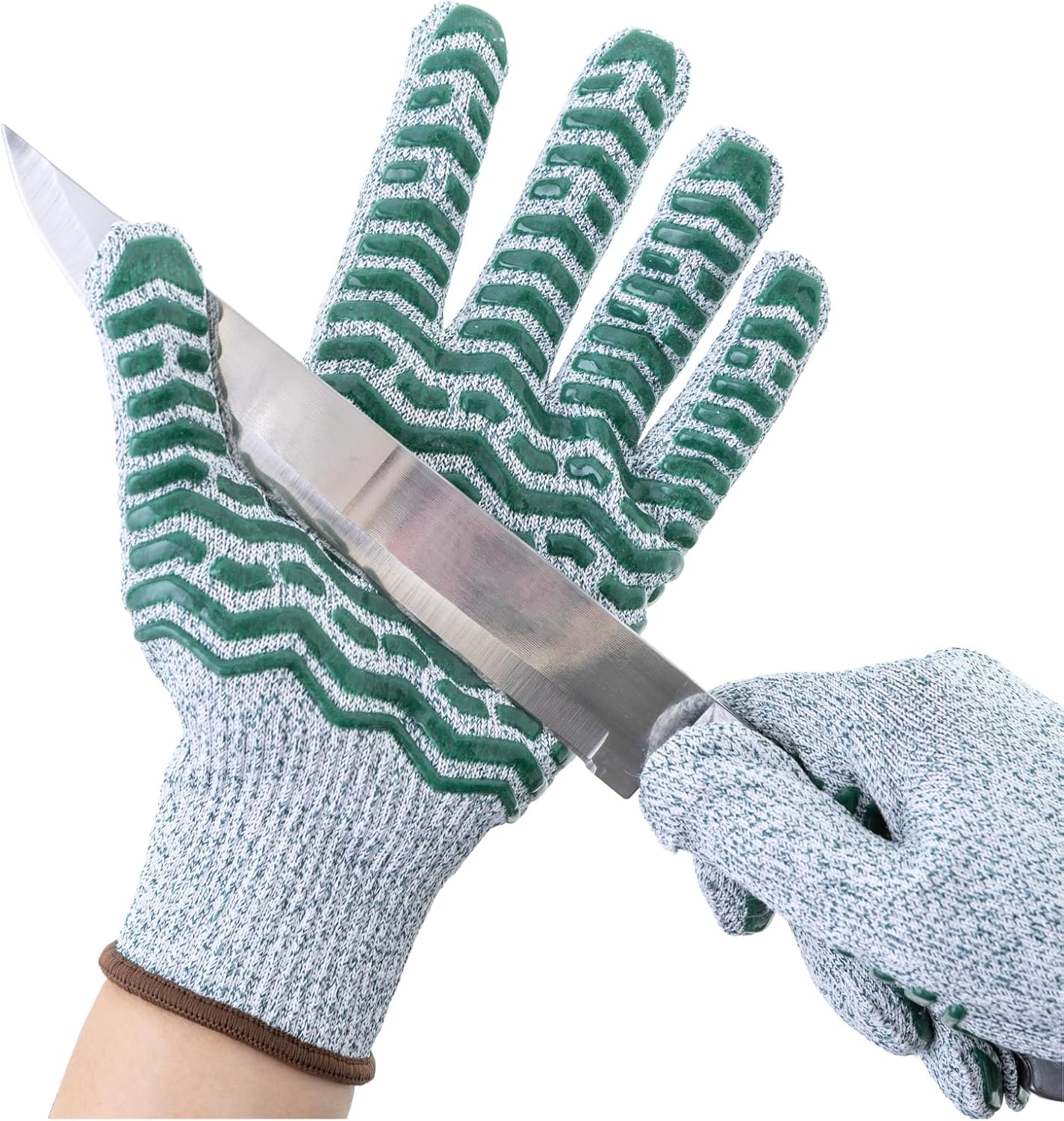 Cut Resistant Gloves, 100% Food Contact Safe, CE Level 5 Premium Protective Cutting Gloves