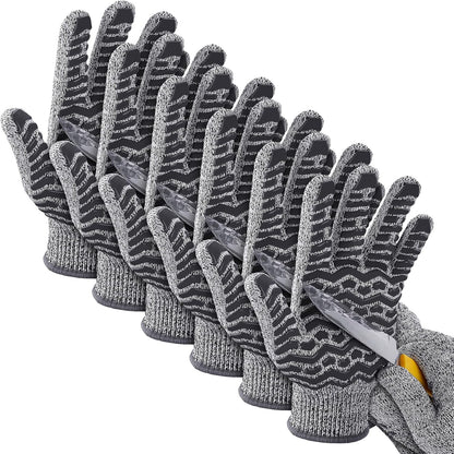 Cut Resistant Gloves, 100% Food Contact Safe, CE Level 5 Premium Protective Cutting Gloves