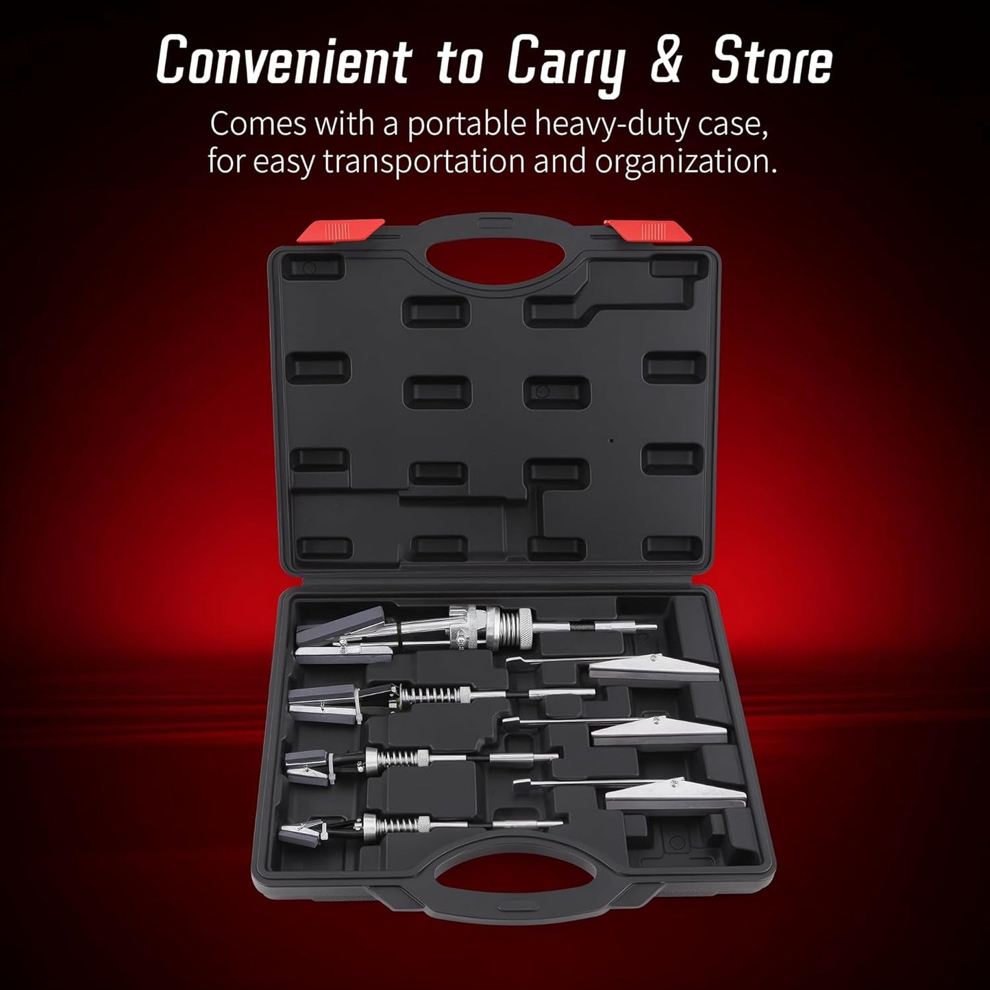 7PCS Cylinder Hone Tool Set, Adjustable Engine Cylinder Honing Grinding Tool for 3/4" to 7" Cylinders, Engine Piston Servicing Tools with 1-1/8", 3", 4" Replacement Honing Stones 220 Grit