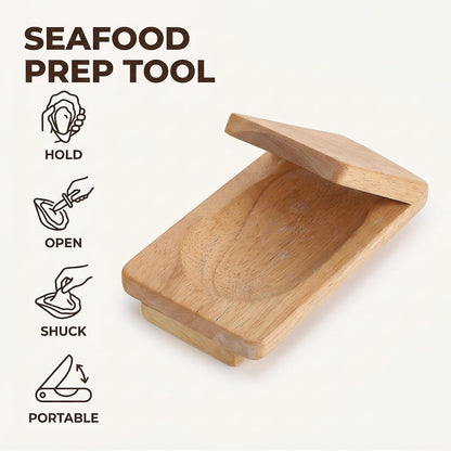 Oyster Shucking Opener Oyster Opener Seafood Clamp Tool Holder Shellfish Hand Shellcrab Oyster Knife Shucker Sheller Easy Install Easy to Use Seafood Tools Specialty Tools and Gadgets Oyster Clamp