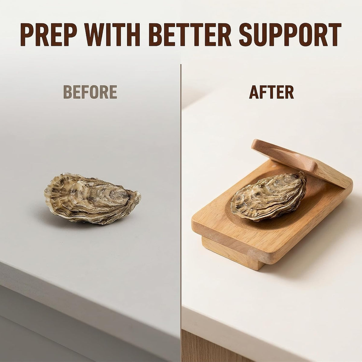 Oyster Shucking Opener Oyster Opener Seafood Clamp Tool Holder Shellfish Hand Shellcrab Oyster Knife Shucker Sheller Easy Install Easy to Use Seafood Tools Specialty Tools and Gadgets Oyster Clamp