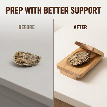 Oyster Shucking Opener Oyster Opener Seafood Clamp Tool Holder Shellfish Hand Shellcrab Oyster Knife Shucker Sheller Easy Install Easy to Use Seafood Tools Specialty Tools and Gadgets Oyster Clamp