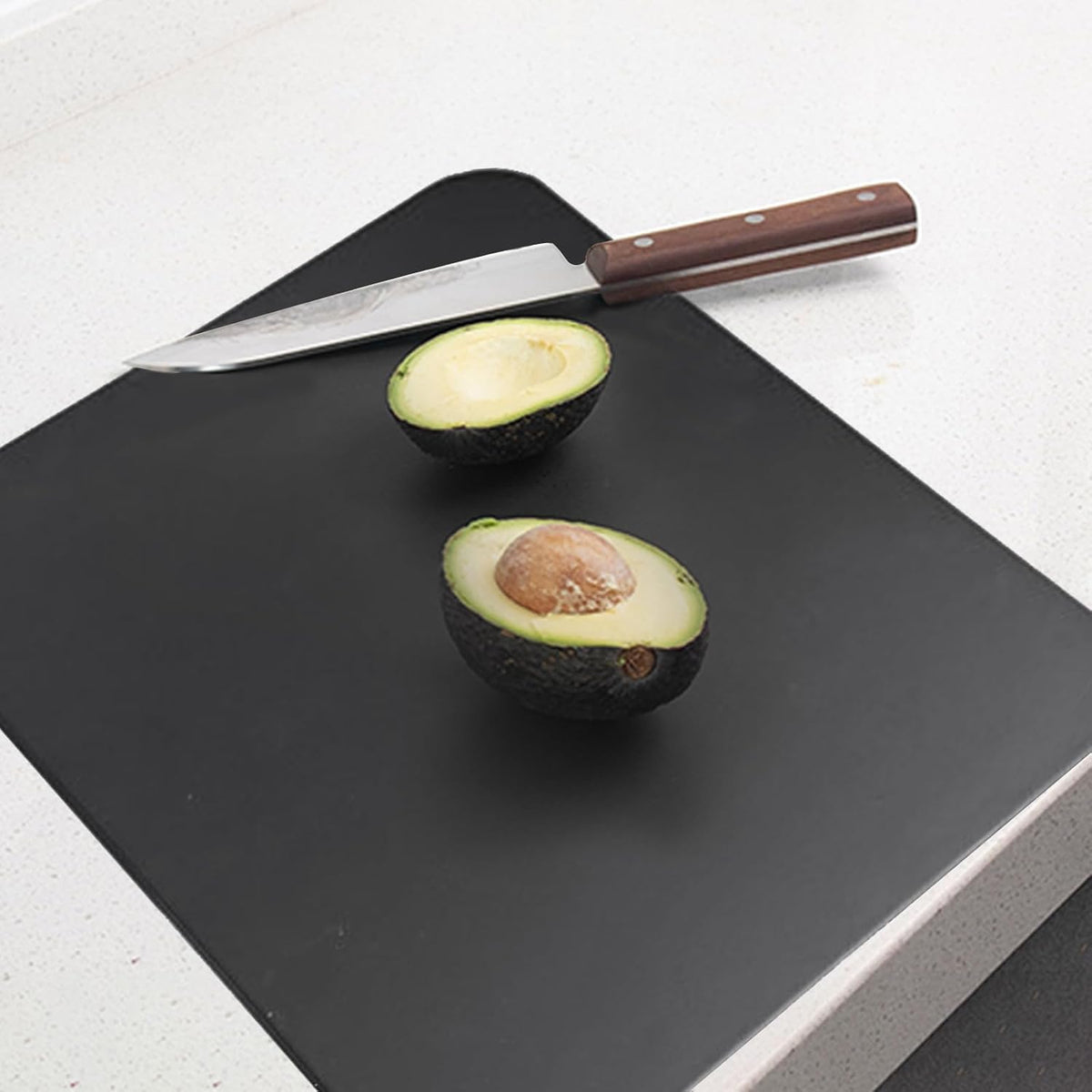 Thick TPU Cutting Boards for Kitchen, Rubber Flexible Cutting Board Mats, Nonslip Silicone Chopping Mats Foldable BPA Free Knife Friendly Non-Toxic Dishwasher Safe