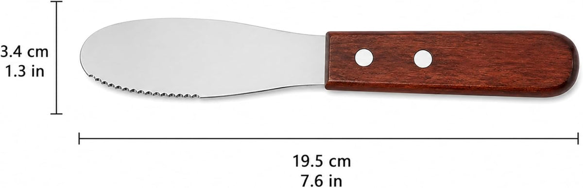 Wide Stainless Steel Spreader Kitchen Knives for Sandwiches Butter Cheese