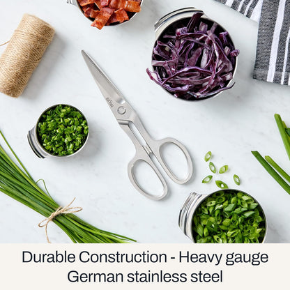German Stainless Steel 8-inch Shears, Kitchen Tools
