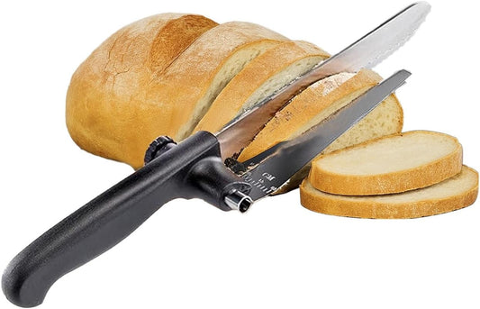 Bread Slicer for Homemade Bread, Cake Knife, Adjustable Slicing Guide | Sourdough Baking Supplies, Sour Dough tools, Lame, Scoring Tool, Serrated Knives, Accessories for Sourdough Rounds