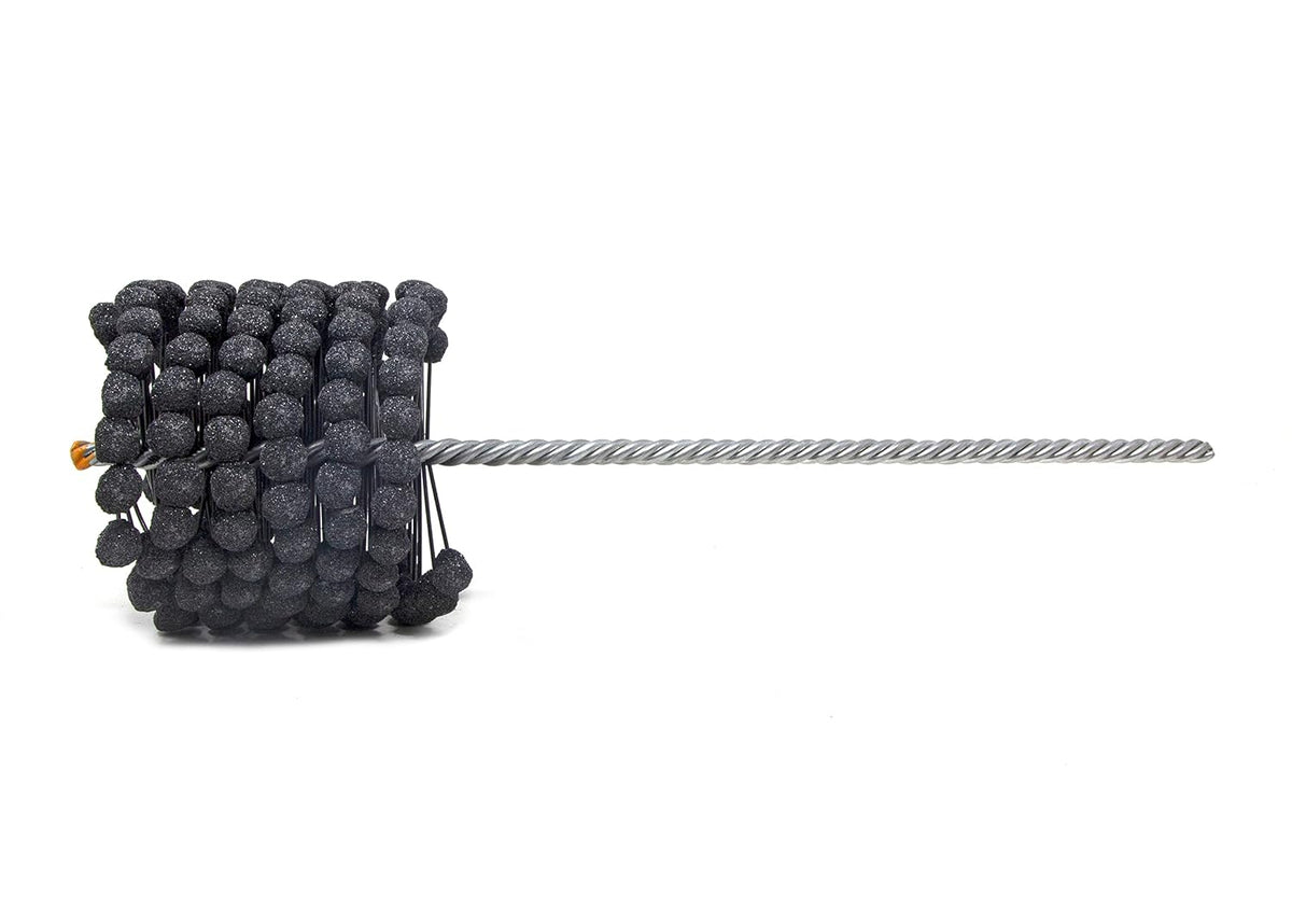 Brush Research GB31224 FLEX-HONE®, 3-1/2" (89mm) Diameter, 240 Grit, Silicon Carbide, For Mild Steel, Stainless Steel, Cast Iron and Softer Ferrous Materials