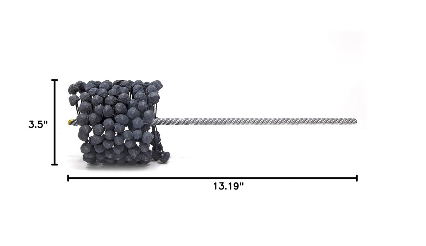 Brush Research GB31224 FLEX-HONE®, 3-1/2" (89mm) Diameter, 240 Grit, Silicon Carbide, For Mild Steel, Stainless Steel, Cast Iron and Softer Ferrous Materials