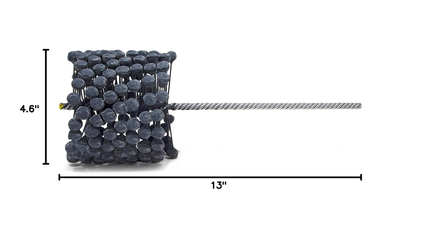 Brush Research GB31224 FLEX-HONE®, 3-1/2" (89mm) Diameter, 240 Grit, Silicon Carbide, For Mild Steel, Stainless Steel, Cast Iron and Softer Ferrous Materials