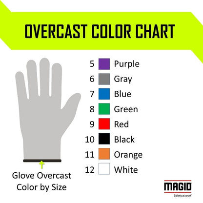 Magid AeroDex A4 Cut Gloves, Polyurethane, 1 Pair, Size 6/XS