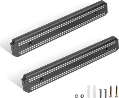 Magnetic Tool Holder Strip for Blackstone Griddle, Utensil Holder Accessories for Kitchen, 2 Pack Outdoor BBQ Multipurpose Magnetic Knife Storage Rack, Magnet Grill Tool Holder (12.64" x 1.8")
