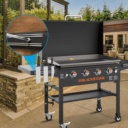 Magnetic Tool Holder Strip for Blackstone Griddle, Utensil Holder Accessories for Kitchen, 2 Pack Outdoor BBQ Multipurpose Magnetic Knife Storage Rack, Magnet Grill Tool Holder (12.64" x 1.8")