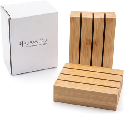 Bamboo Drawer Organizer - Expandable Silverware Organizer & Utensil Drawer Organizer, Cutlery Tray with Dividers, 7-9 Slots- Kitchen Organizer for Utensils & Flatware (Natural)
