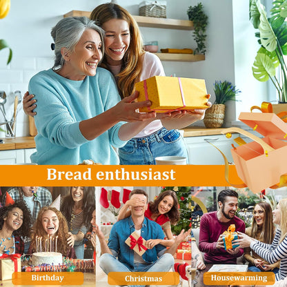 2 Pack Bread Slicer with Replacement Serrated Blades for Homemade Bread