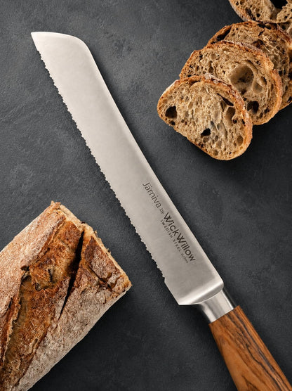 8” Chef Knife – Swedish Steel, Professional, Olive Wood