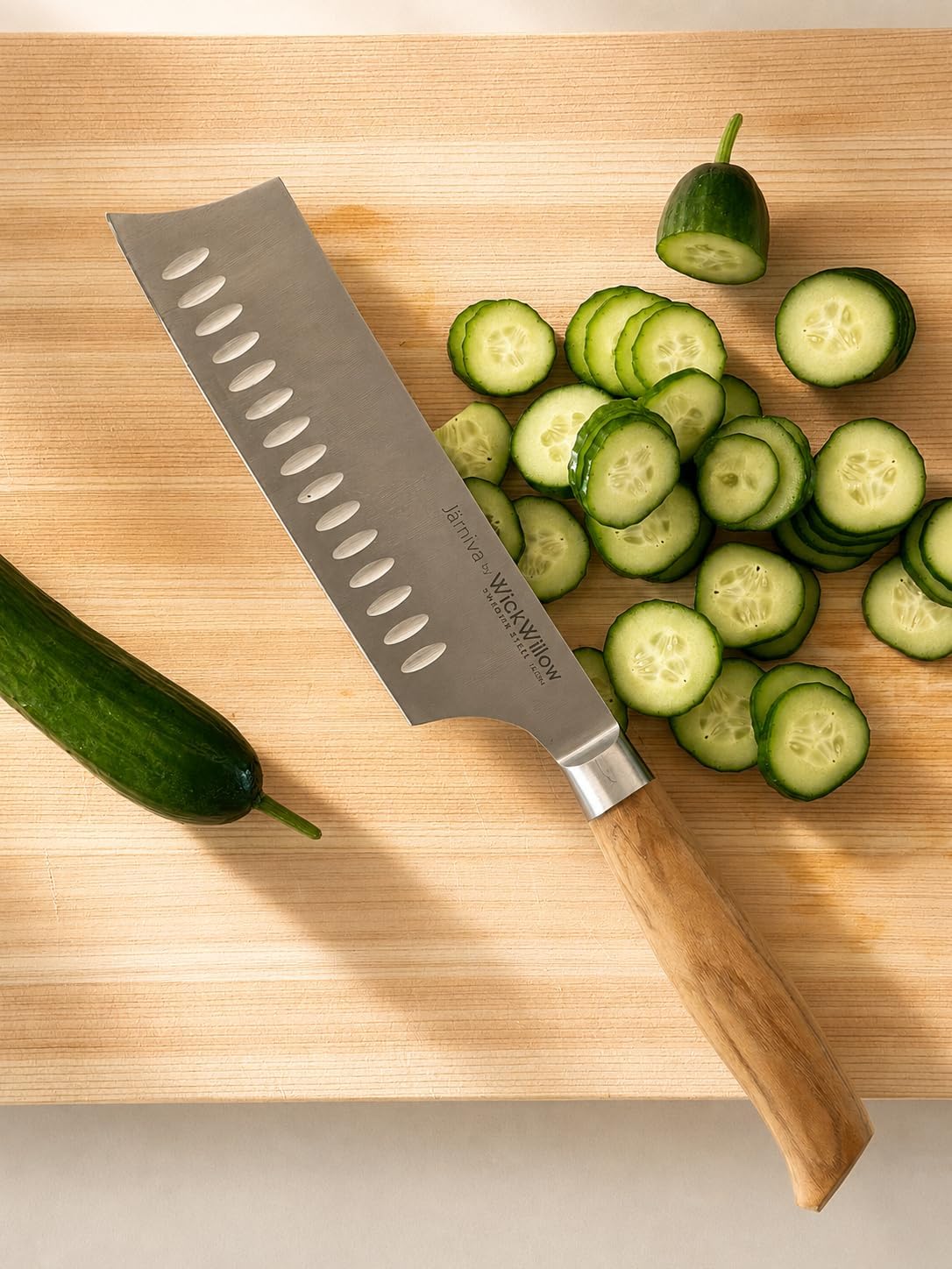 8” Chef Knife – Swedish Steel, Professional, Olive Wood