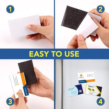 Adhesive Magnetic Sheets, |4" x 6"| 18 Packs, Flexible Magnet Sheets with Adhesive for Crafts, Photos and Die Storage, Easy Peel and Stick, Easy to Cut into Any Shape/Size (4" x 6"-18P)