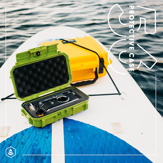 Evergreen 56 Waterproof Dry Box Protective Case with Pick & Pluck Foam - Travel Safe/Mil Spec/USA Made - for Cameras, Phones, Camping, Fishing, Hiking, Water Sports, Knives, Survival (Clear)