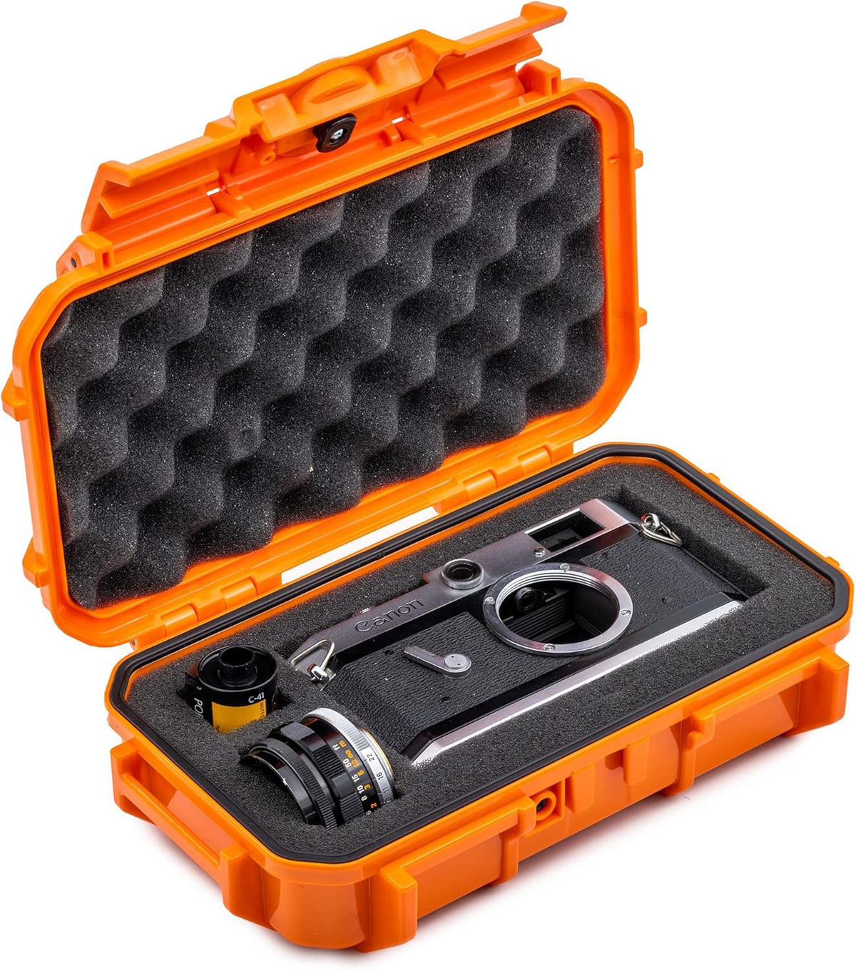 Evergreen 56 Waterproof Dry Box Protective Case with Pick & Pluck Foam - Travel Safe/Mil Spec/USA Made - for Cameras, Phones, Camping, Fishing, Hiking, Water Sports, Knives, Survival (Clear)