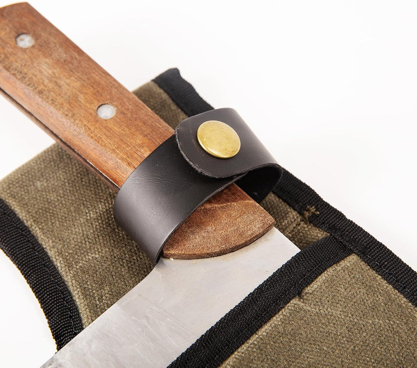 Cleaver Sheath,Universal Wide Knife Protectors,Durable Butcher Chef Knife Edge Guards,Heavy Duty Cleaver Covers Cleavers Sleeve Holds Your Meat Cleavers Up To 10”Long And 5”Width (Army Green)