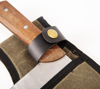 Cleaver Sheath,Universal Wide Knife Protectors,Durable Butcher Chef Knife Edge Guards,Heavy Duty Cleaver Covers Cleavers Sleeve Holds Your Meat Cleavers Up To 10”Long And 5”Width (Army Green)